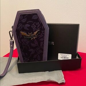 Killstar Purple Coffin Clutch